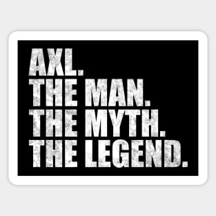 Axl Legend Axl Name Axl given name Sticker